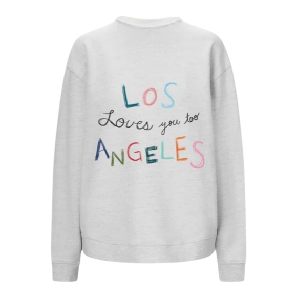 SET Active Tops - Set Active Sweatshirt Designed for LAFD Foundation Size XS Oversized Gray